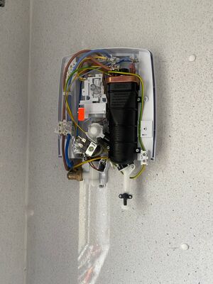 Modern kitchen LED spotlights and socket installation in Cockermouth