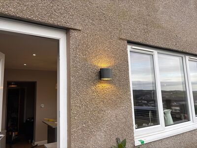 Outdoor garden lighting installation in Whitehaven